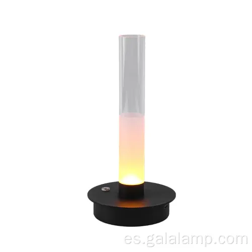 Lámpara de mesa contemporánea con puerto USB incorporado